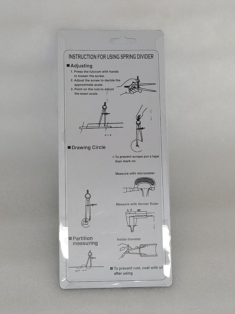 Toolmaker Caliper 6 Inch Spring Divider - NEW