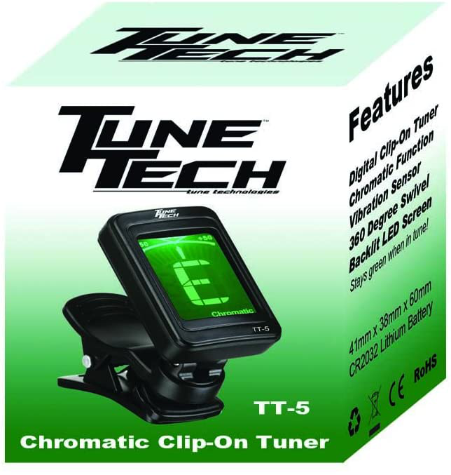 Tune Tech Chromatic Clip-On Tuner, TT-5