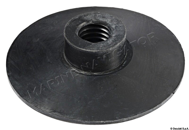 Osculati Flagpole Socket Black 75mm