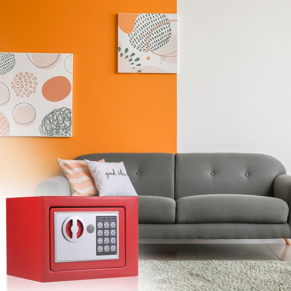 Small Safe Box Digital Electronic Security Safe Box with Keypad for Home