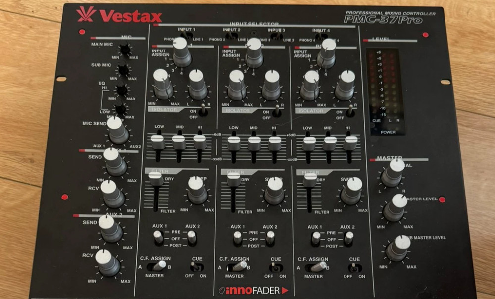 1pcs Vestax PMC-37Pro Mixing Console