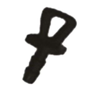 Drip Depot 1/4" Barbed End Plug with Loop