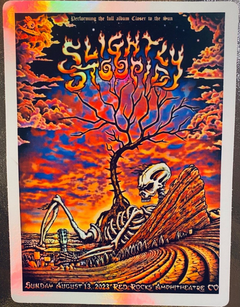 SLIGHTLY STOOPID RED ROCKS CO STICKER