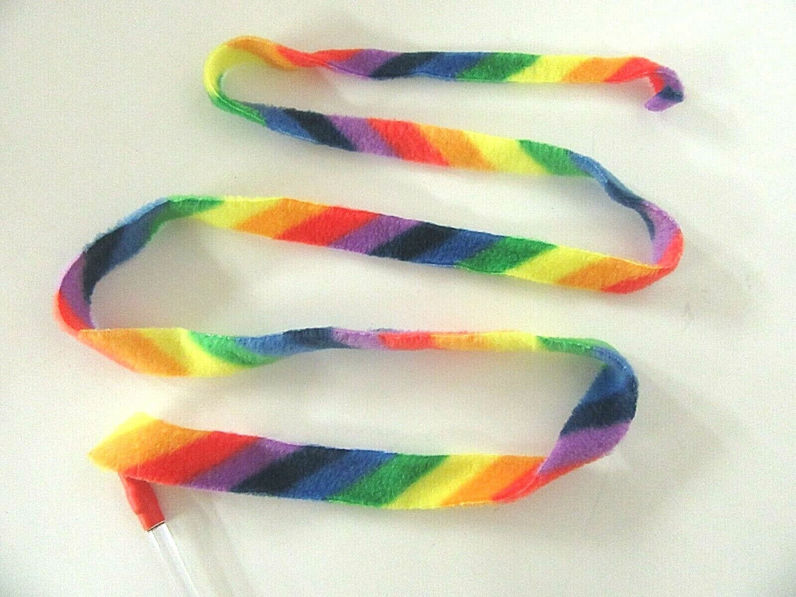 Cat Dancer Rainbow Cat Charmer Ribbon Cat & Kitten Toy