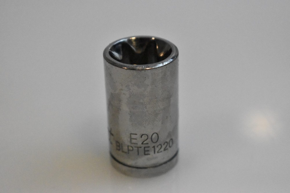 Blue Point Tools BLPTE1220 TORX E20 External Socket 1/2" Drive Chrome