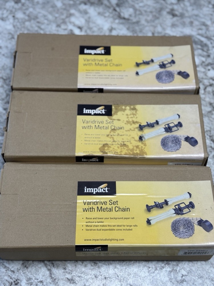 Varidrive Set With Metal Chains And Wall Bracket New In Boxes