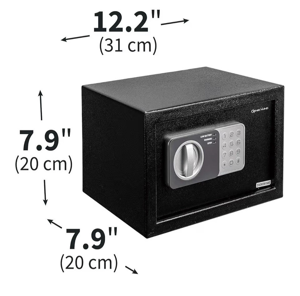 Genie Hand Time Lock Safe with Anti-Bounce Technology