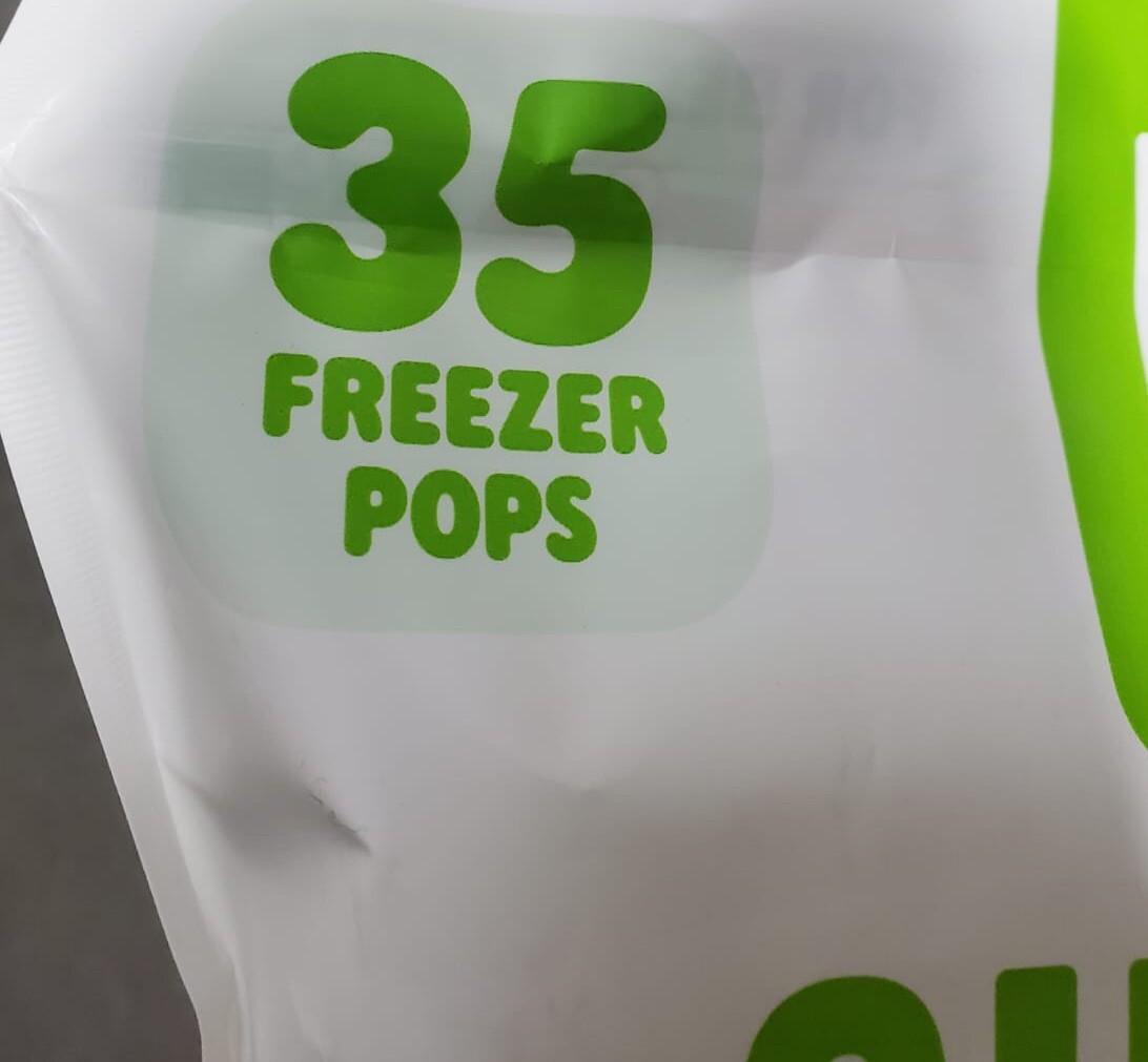 Deebee’s Organics Super Fruit Organic Freezie Pops Assorted Flavors, 35 Pops!
