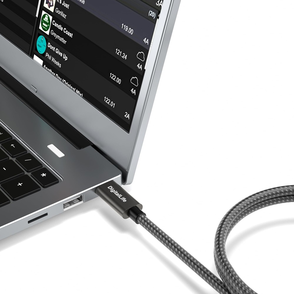 DigitalLife 2m USB Type C to B MIDI Interface Converter Cable, Compatible wit...