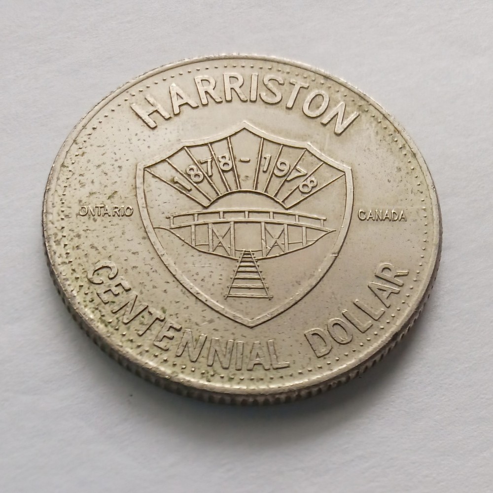 Canada Harriston Ontario 1978 Centennial Dollar