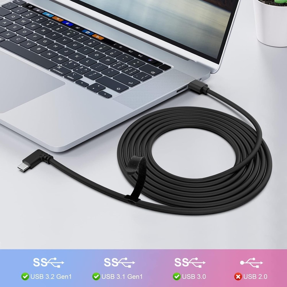 10ft High-Speed VR Link Cable for Oculus/Meta Quest 2/3/Pro - Fast Charging