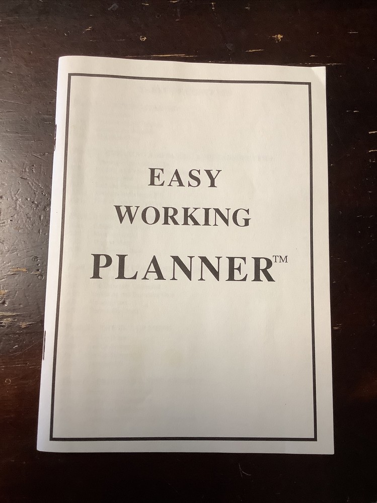 Easy Working From Spinnaker The Planner Commodore IBM & Apple Floppy Disk 5.25”