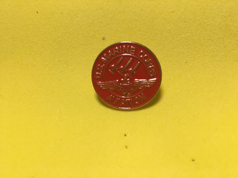 USMC AVIATION HAT PIN
