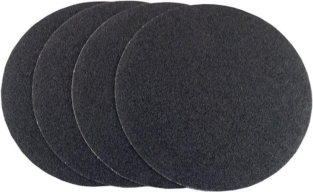 30 Pack 7" Hook & Loop 24 Grit Sanding Discs Black Silicon Carbide