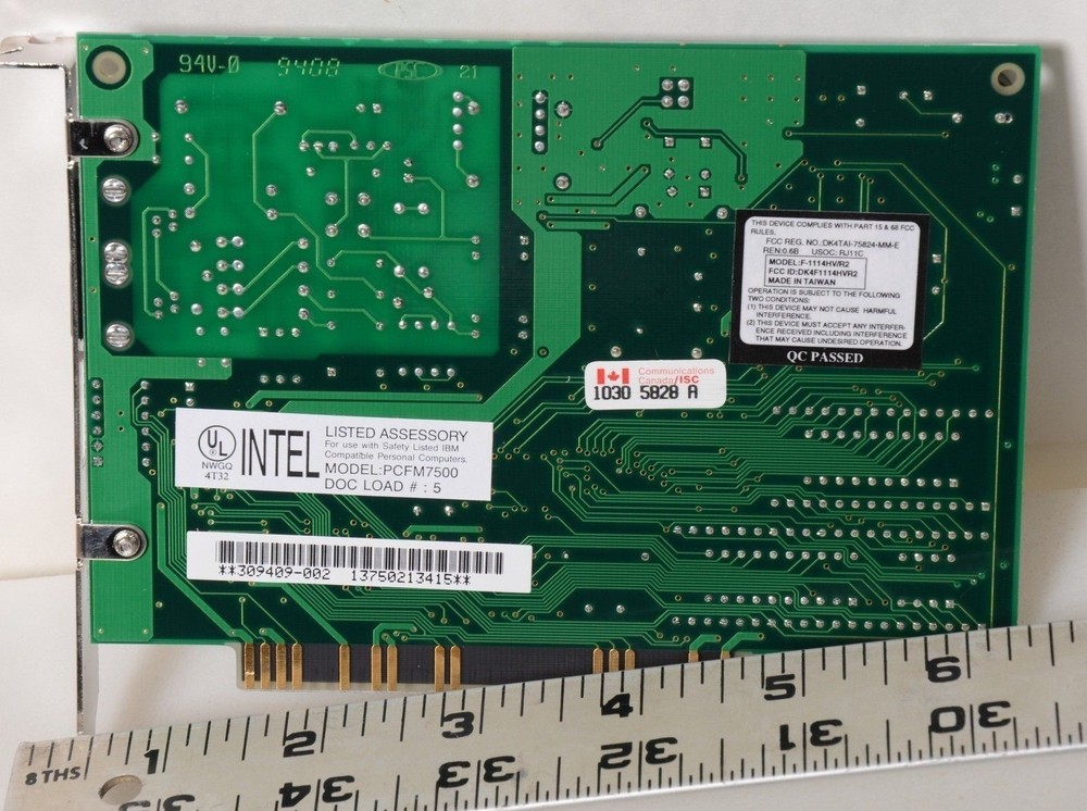 Intel Internal Fax Modem ~ 14,400 bps