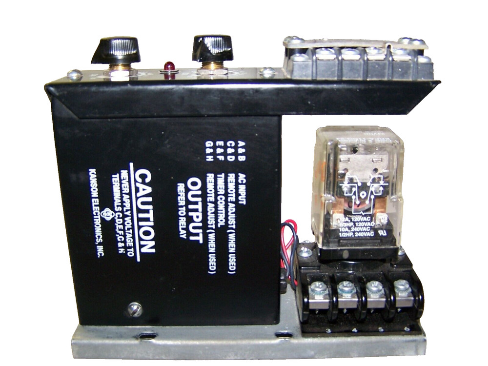 KANSON ELECTRONICS 10 AMP 115 VOLT TIMER CONTROL 0.6-1.0 SECONDS 1060-1-D-D-2-B