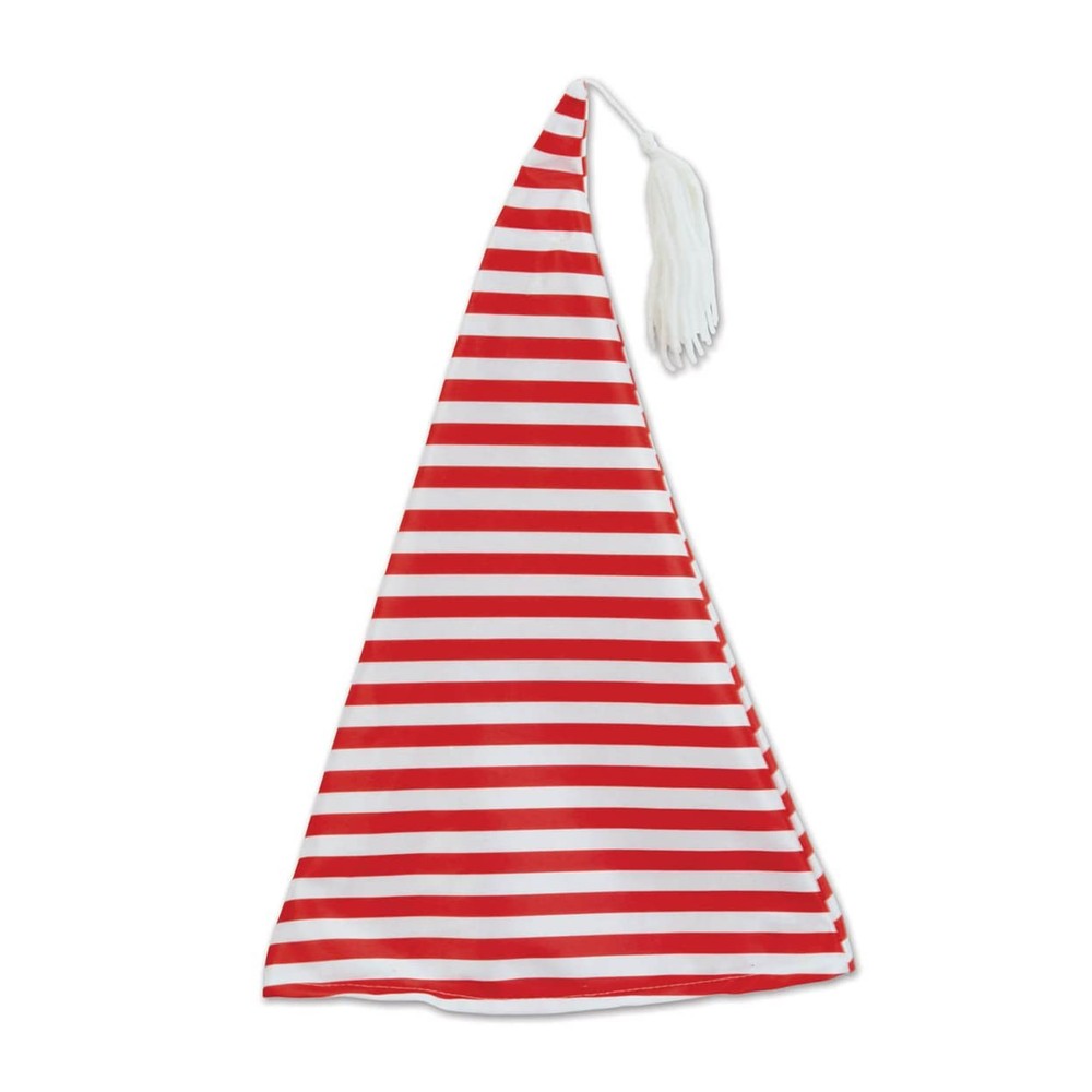 Red and White Stripes Nightcap- 1 pc.