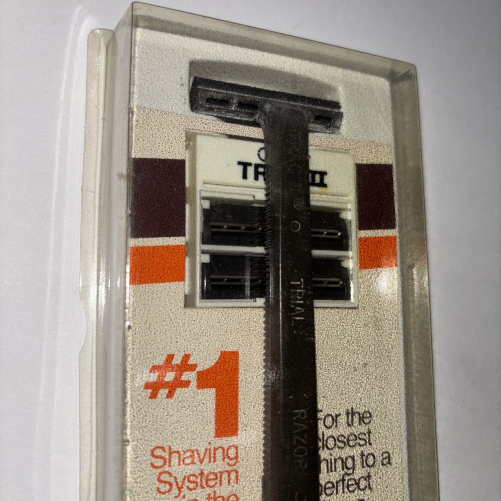 Vintage Gillette Track Two Razor Includes Two Extra Razor Heads