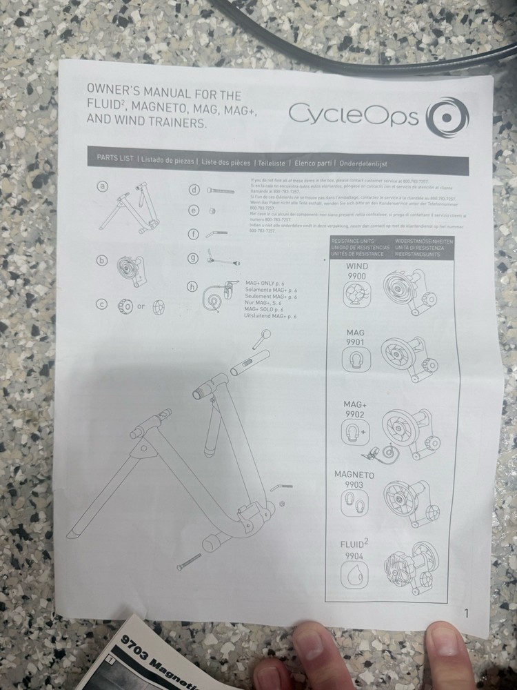 Cycleops Mag+ Indoor Bicycle Trainer *See Description* EXCELLENT CONDITION NICE