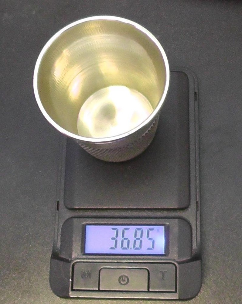 Sterling Silver "Only a Thimble Full" Measure by Simons Bros
