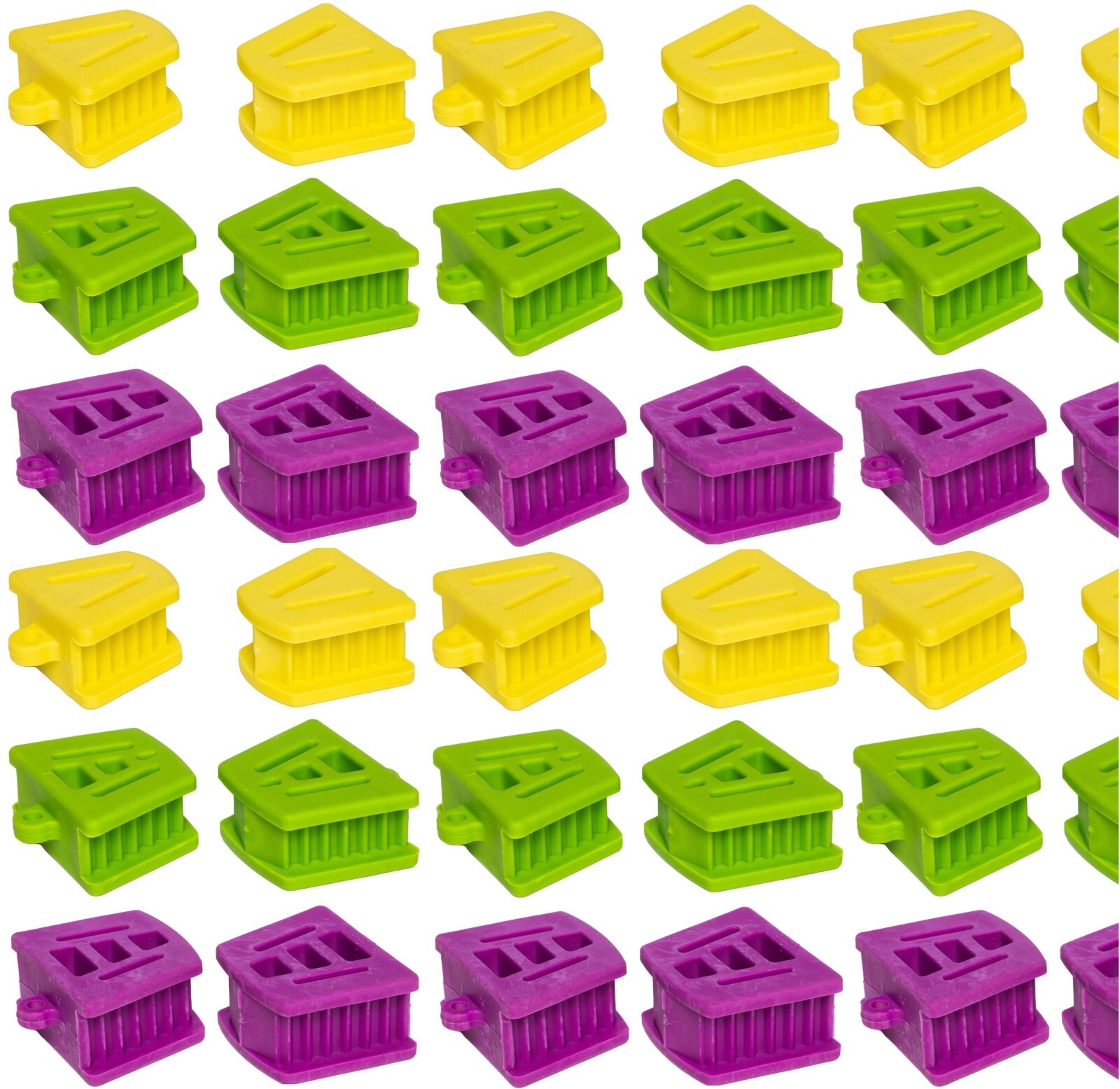 Silicone Dental Mouth Bite Blocks Props Small Medium Large for Teeth