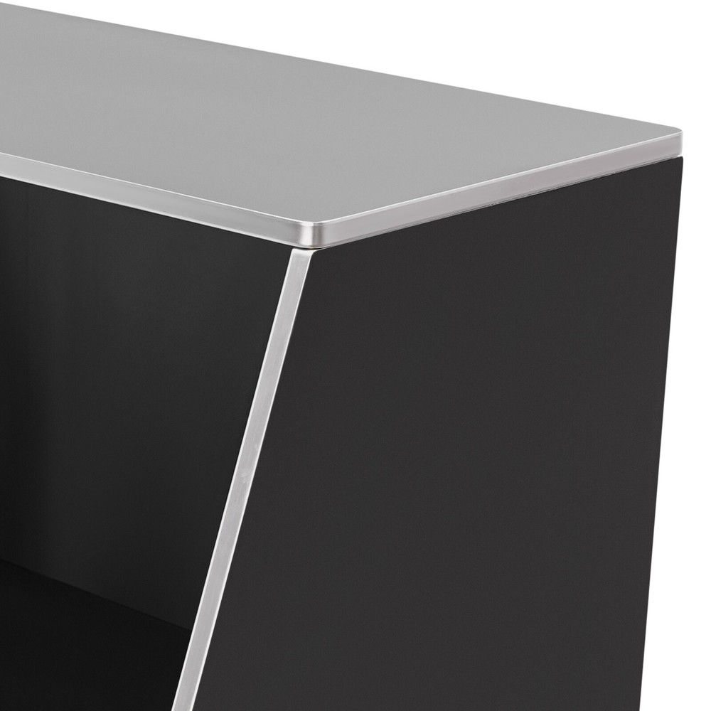 Double Layer Bar Prep Table Set - Mobile Bartender Station for Events