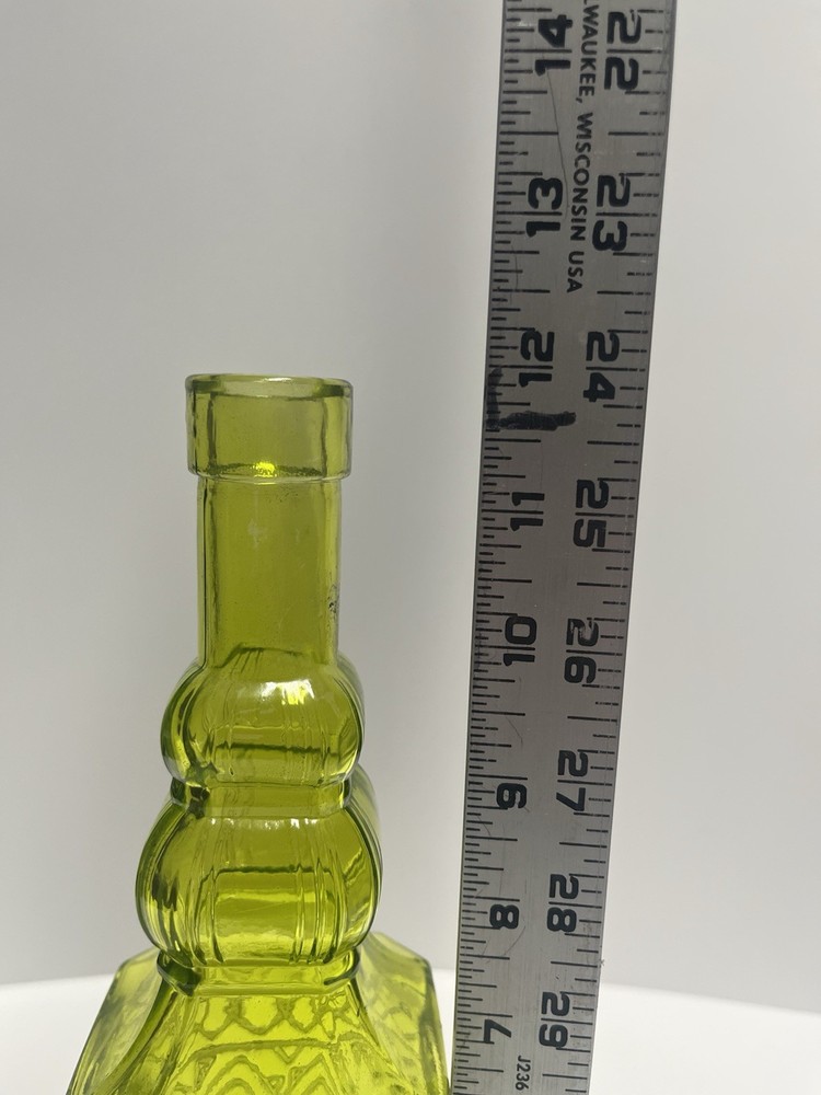2 Craft Bottles Blue And Green