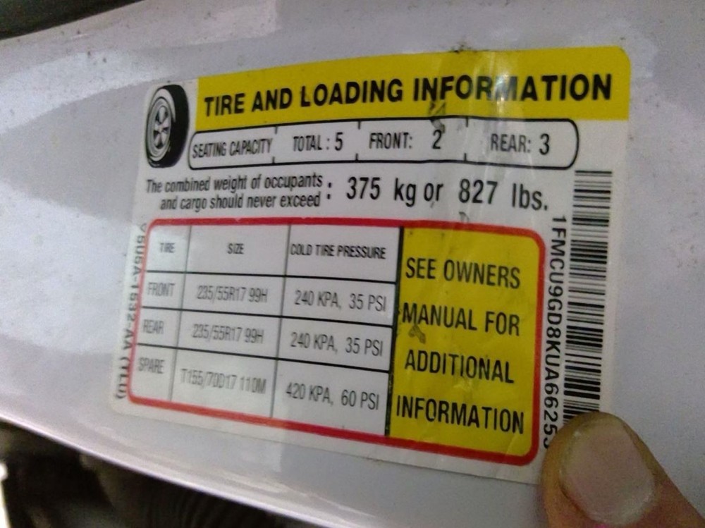 ESCAPE 2019 Transmission Shift 985276