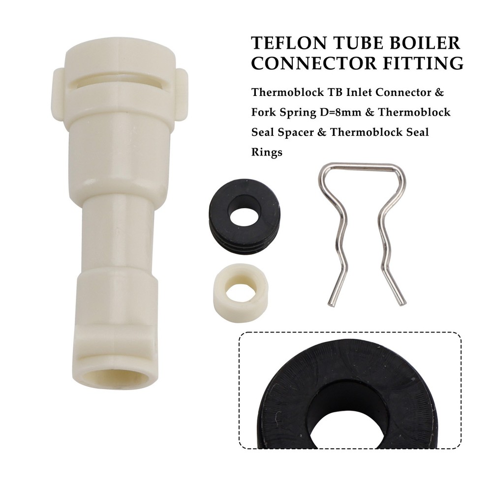 ThermoBlock Inlet Connector Kit for Philips Coffee Machine Water Heating Element