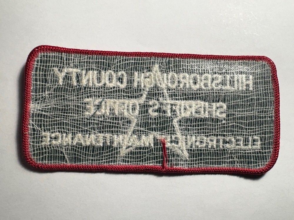 Hillsborough County Florida Sheriff Electronic Maintenance Patch