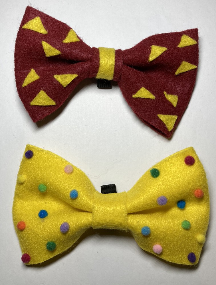 Felt Dog Bow Ties