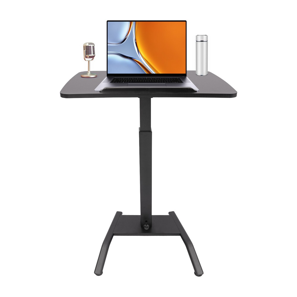 Rolling Desk Laptop Podium Desk Standing Lifting Desk Computer Table Adjustable