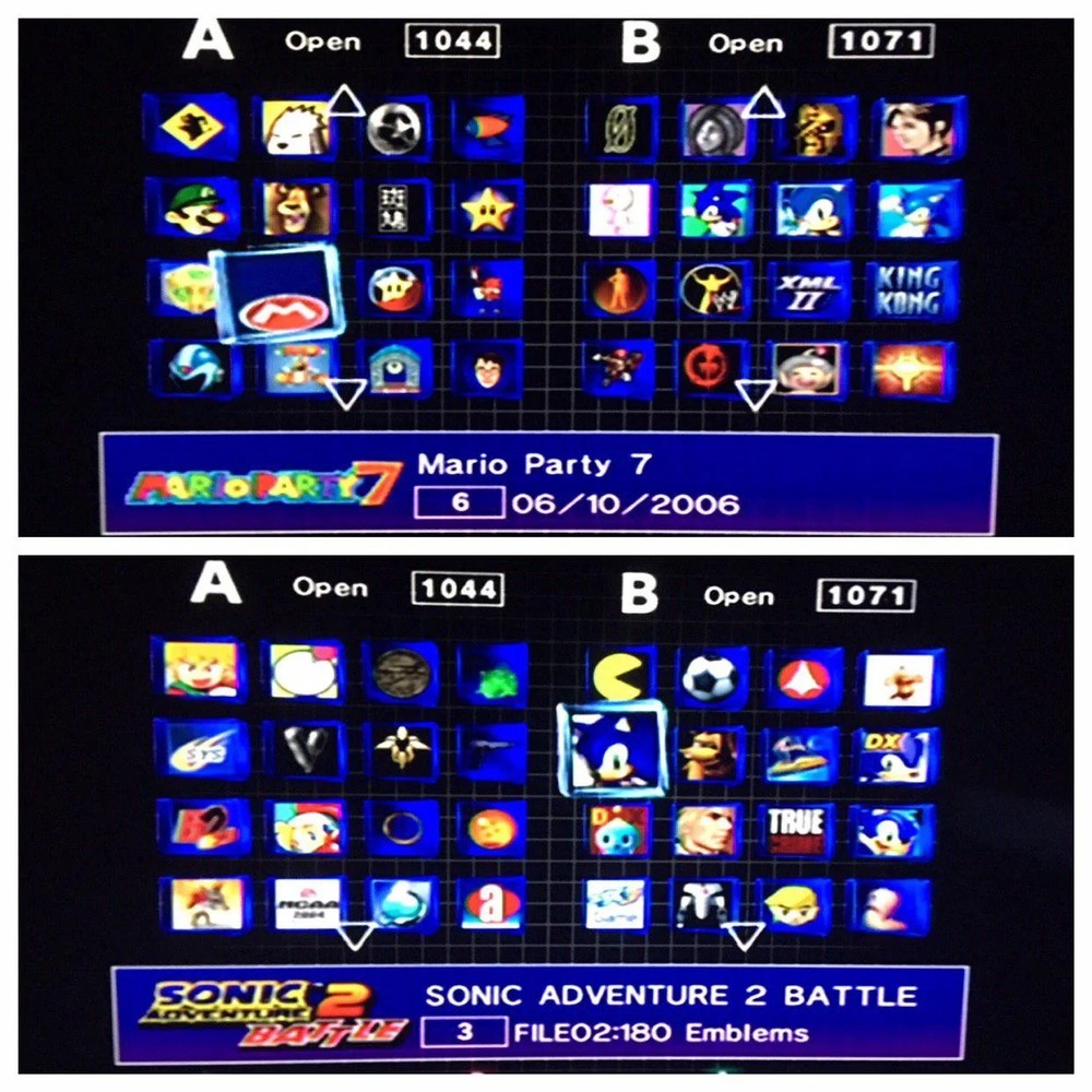 GameCube Unlocked Save Collection 300+ Saves - 512MB Memory Card - 100% Complete