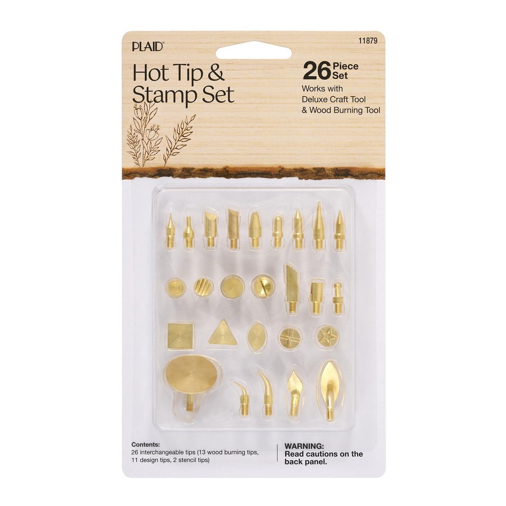 Decorative Wood Burning Tool Tip Set 26 Pieces