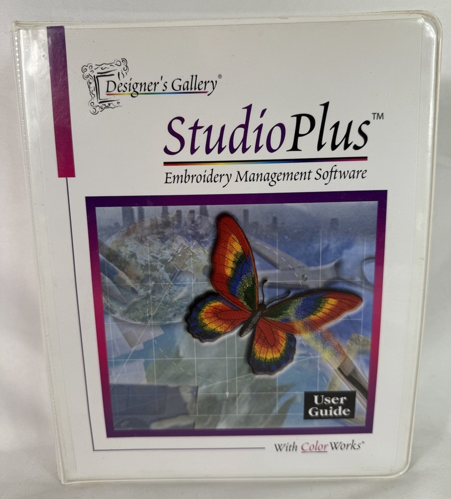 Designer's Gallery Studio Plus Embroidery Management Software + Color Works +++
