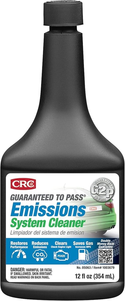 CRC Guaranteed to Pass Emissions Test Formula, 12 Fluid Ounce