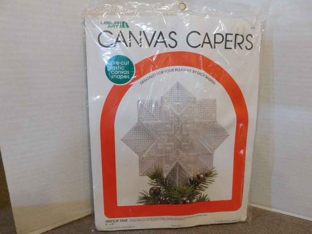 Leisure Arts Snowflake Tree Topper Kit NOS