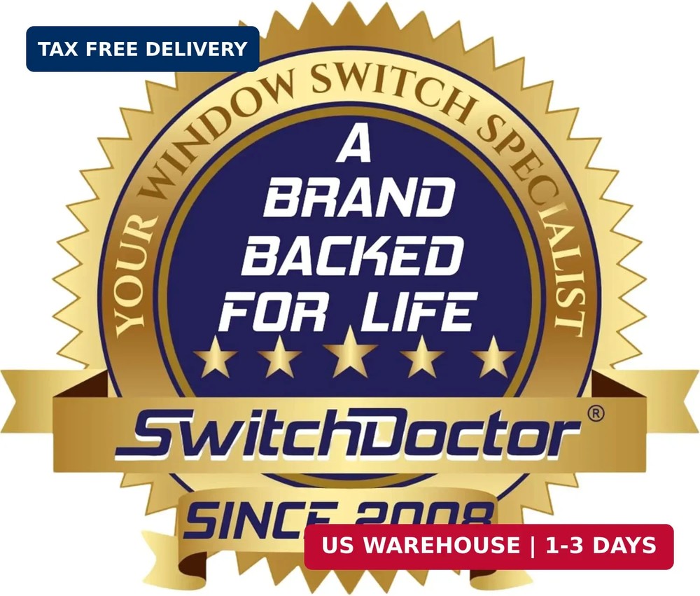 Window Switch Master Switch, Gray Bezel, Lock, & Mirror for 2010-2013 Chevrolet