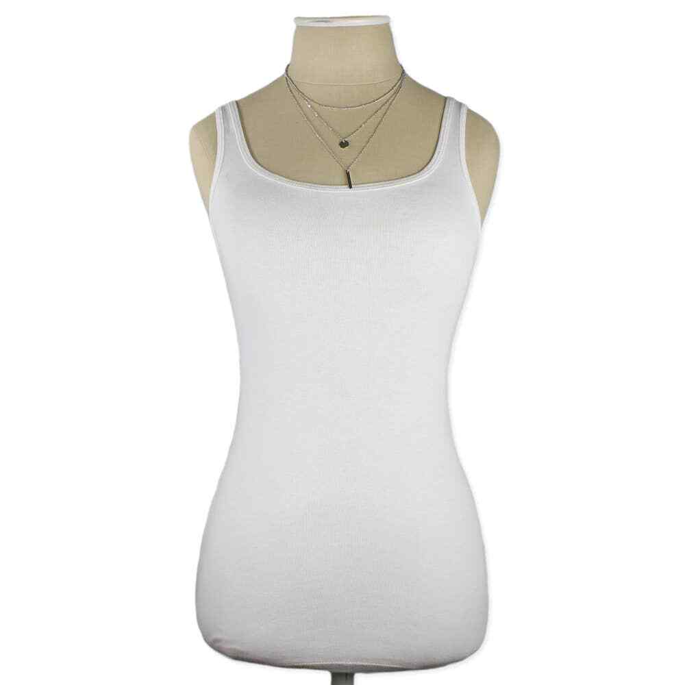 Silver Tone Delicate Chain Charms Necklace
