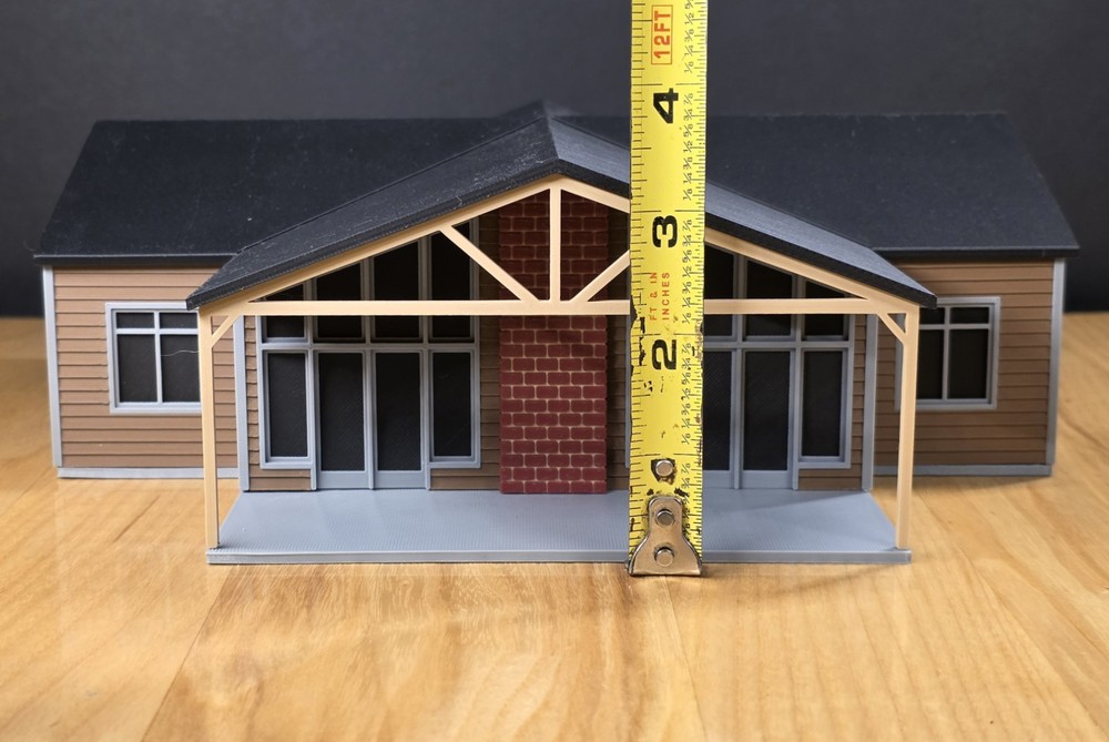 1/64 Scale House 3D Model