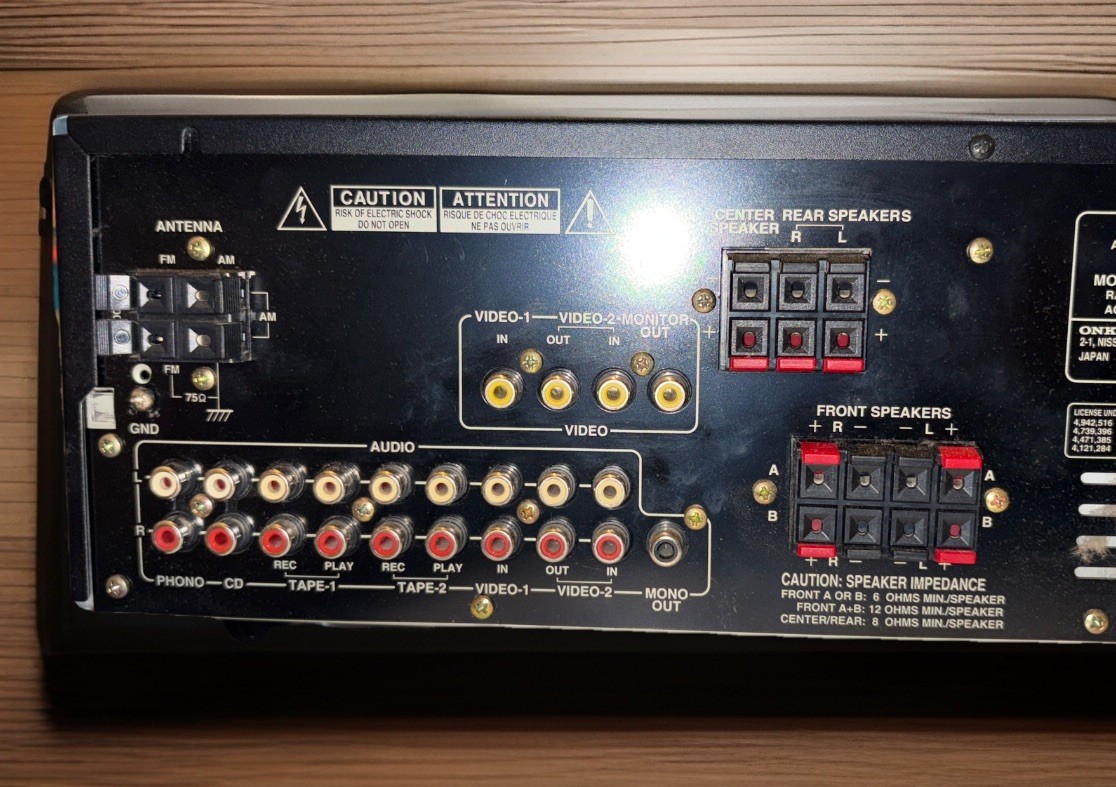 Vintage Onkyo TX-SV424 Receiver Surround Sound Audio Video Controller Amplifier