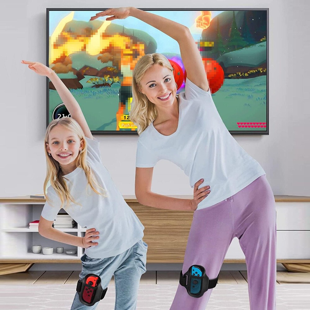 2Pack Leg Straps for Nintendo Switch OLED Joy-Con Controller Ring Fit Adventure
