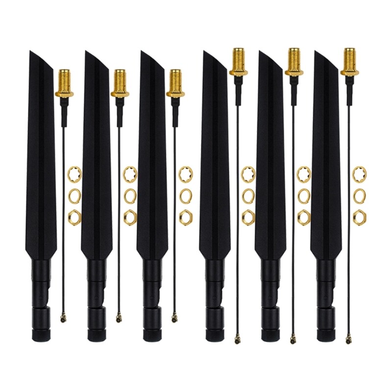6Pieces Antennas for Fast Speed Internet Connection Enhancement