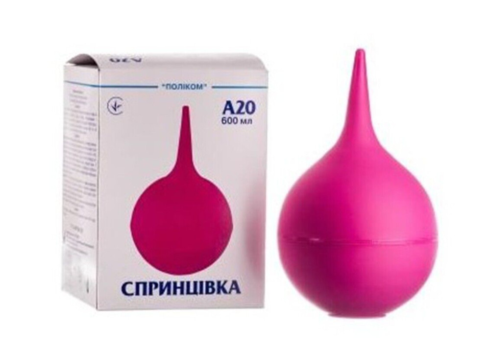 Sprintsovka Soft tip syringe rubber enema buld douche Спринцівка