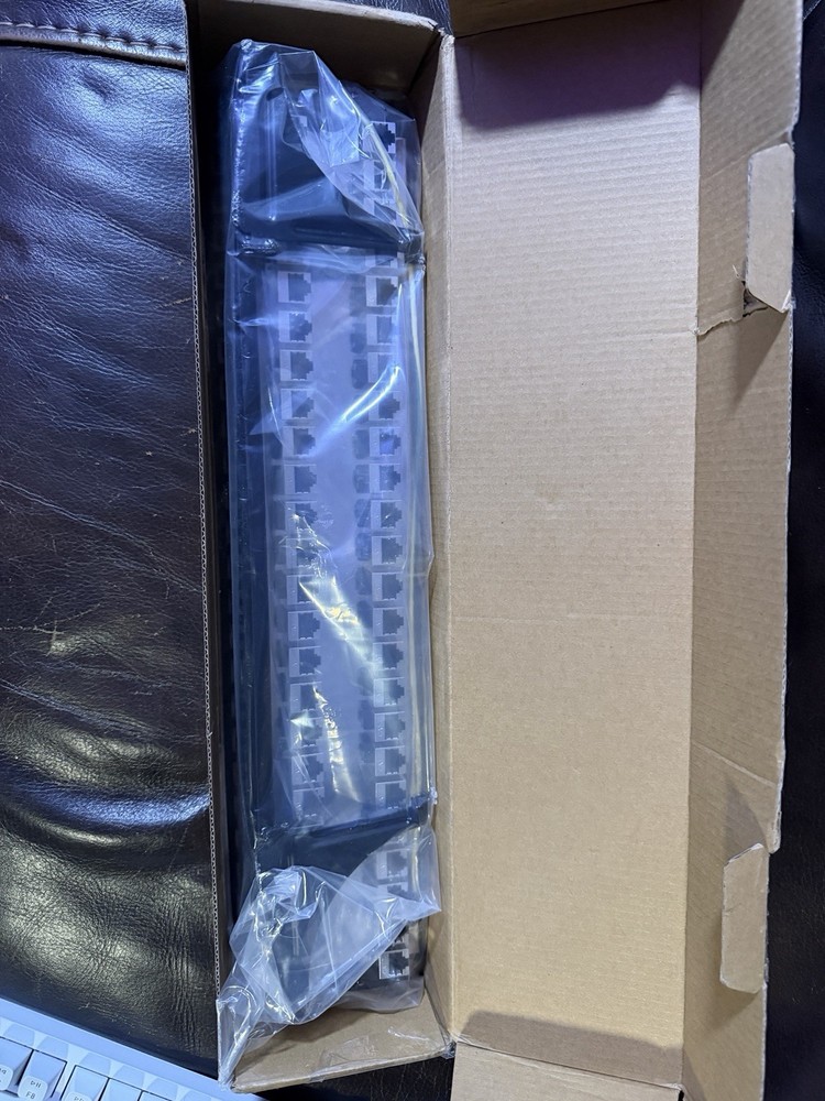 Rapink Patch Panel 48 Port Cat7 with Inline Keystone 10G Support, Coupler Pat...