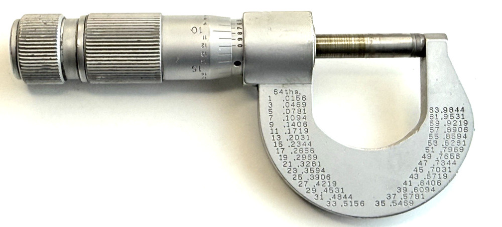 BROWN & SHARPE SWISS MADE MICROMETER