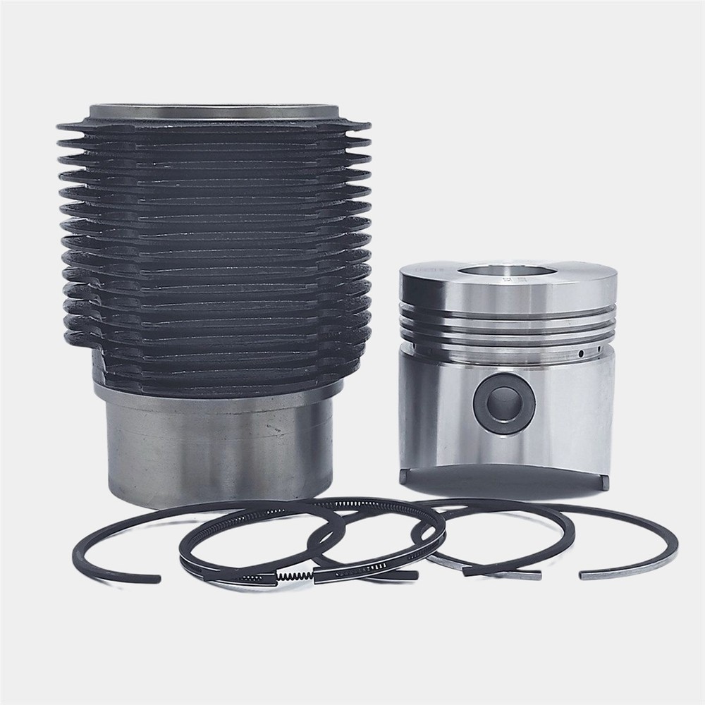 Piston set (piston + piston ring set + cylinder liner): suitable for Ruggerini