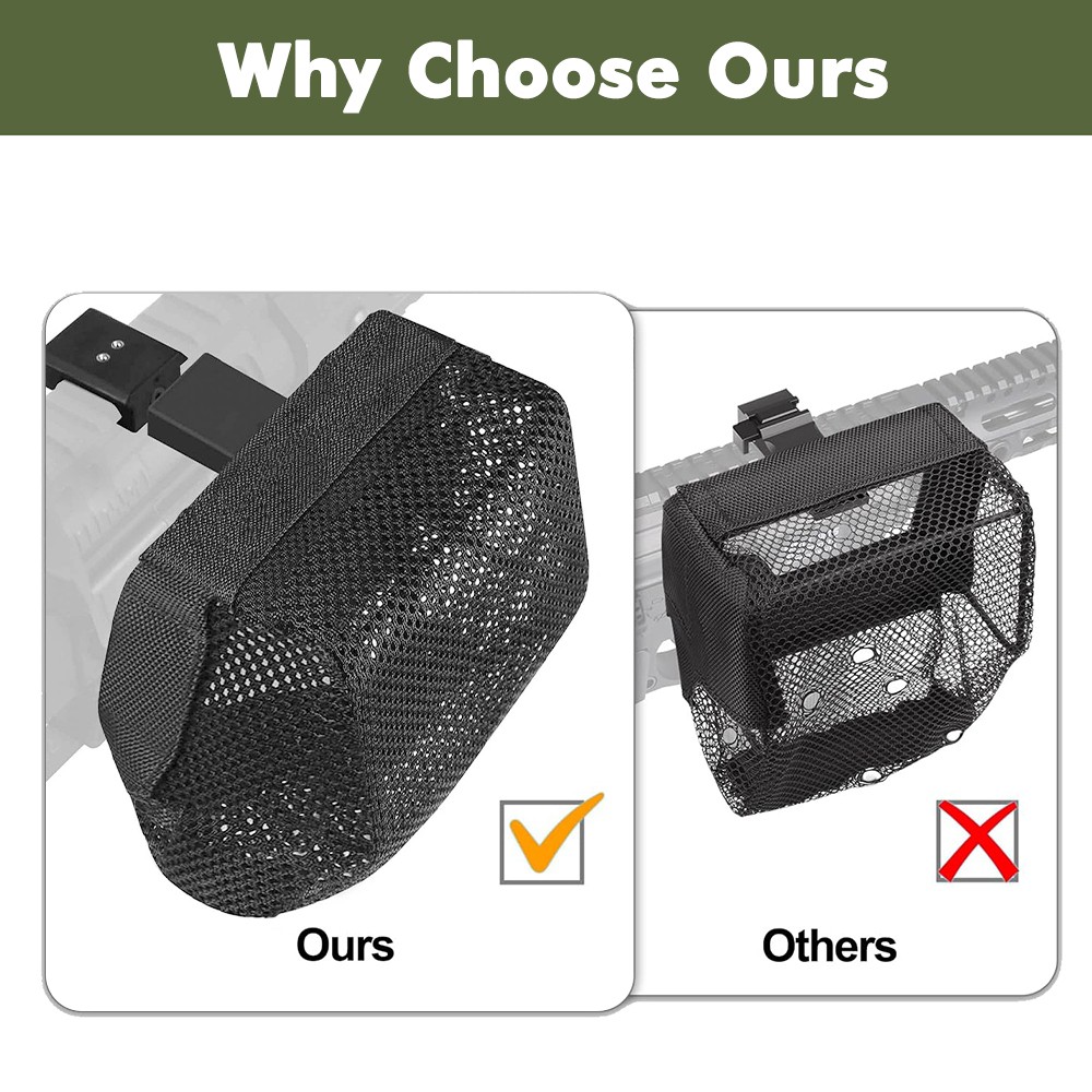 Shell Catcher,Heat Resistant Brass Catcher with Zipper Bottom and Picatinny