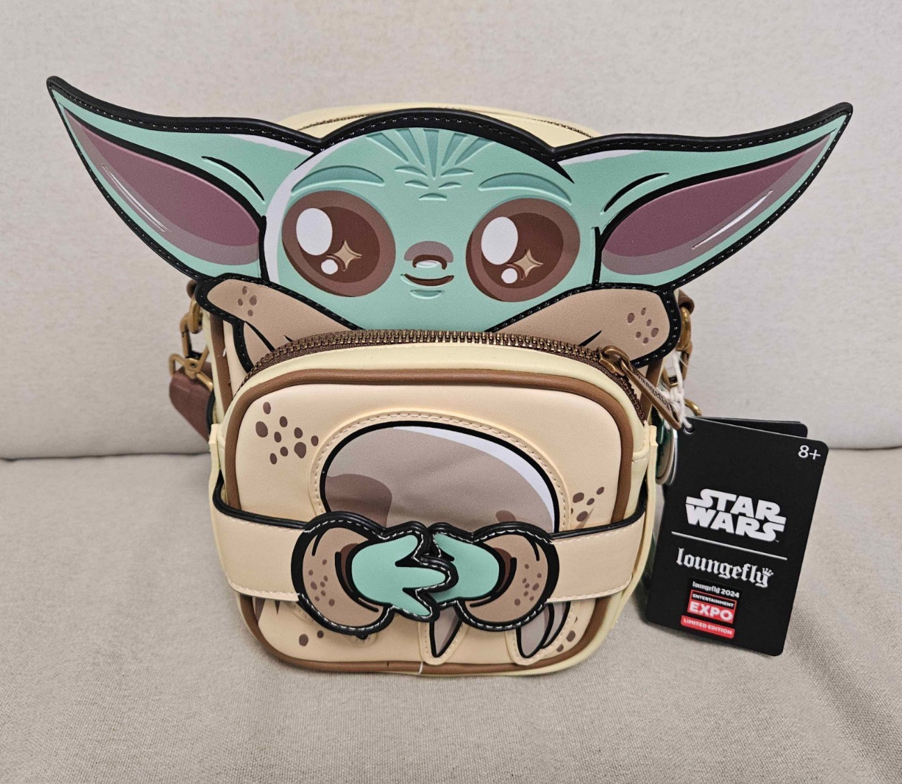 Loungefly Star Wars The Mandalorian C2E2 Grogu Crossbody with Coin Purse BNWT