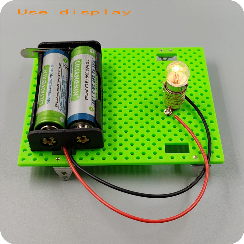 10pcs threaded small light bulb 1.5 2.5 3.8v0.3A physics experiment